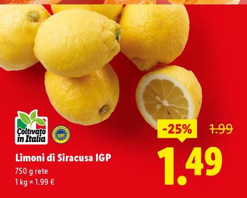 LIMONI DI SIRACUSA IGP
