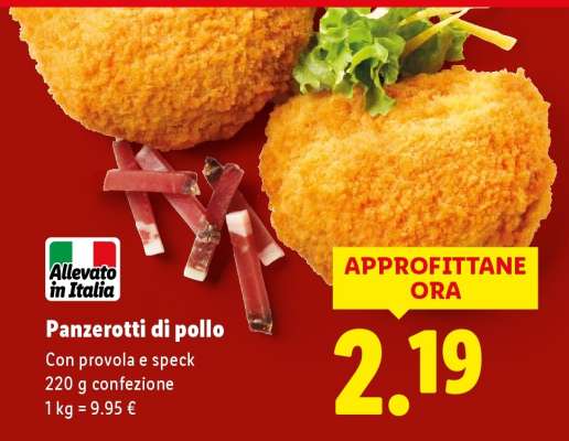Panzerotti di pollo