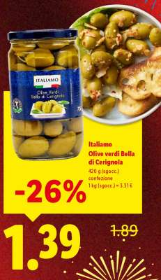 Italiamo Olive Verdi Bella di Cerignola