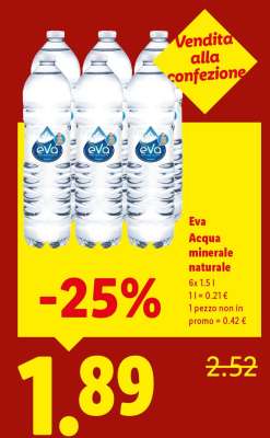 Eva Acqua minerale naturale