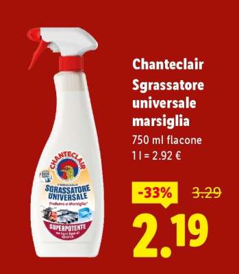 Chanteclair Sgrassatore universale Marsiglia