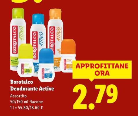 Borotalco Deodorante Active