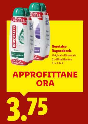 BOROTALCO Bagnodoccia