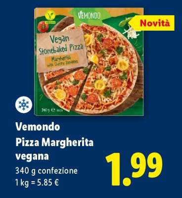 Vemondo Pizza Margherita vegana
