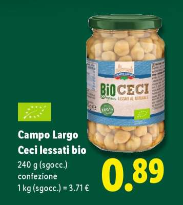 Campo Largo Ceci lessati Bio