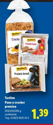 Tastino Pane o cracker proteico