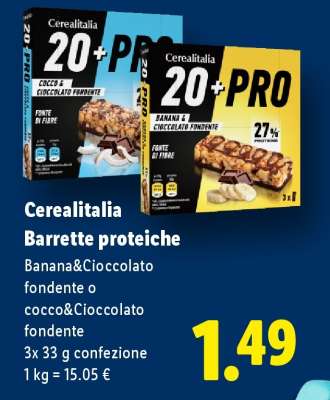 Cerealitalia Barrette proteiche