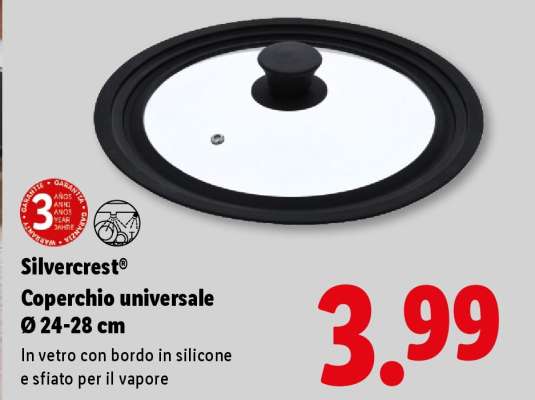 Silvercrest Coperchio universale