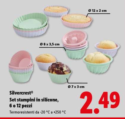 Silvercrest® Set stampini in silicone