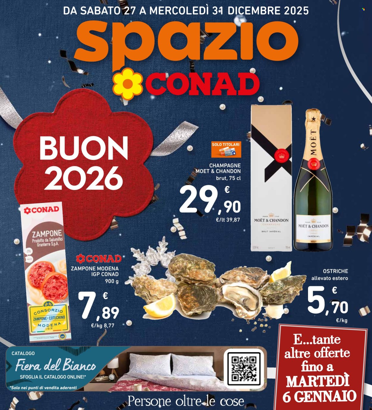 Volantino Spazio Conad - 27/12/2025 - 31/12/2025. Pagina 1