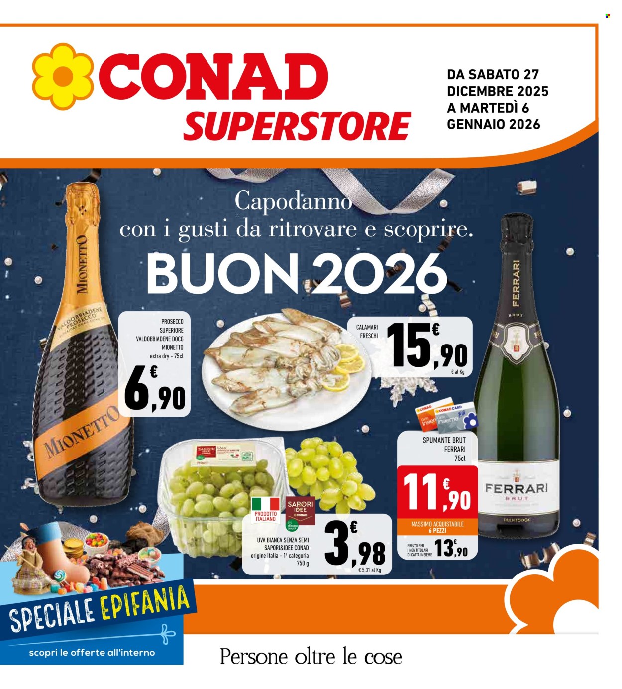Volantino Conad - 27/12/2025 - 6/1/2026. Pagina 1