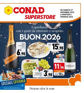 Volantino Conad - 27/12/2025 - 6/1/2026.
