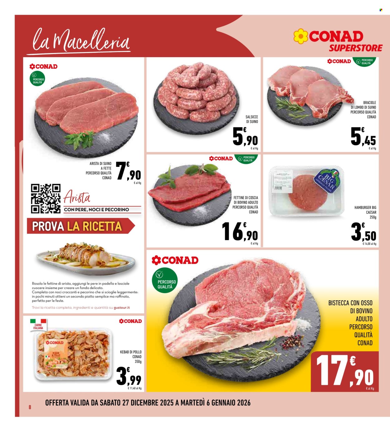 Volantino Conad - 27/12/2025 - 6/1/2026. Pagina 8