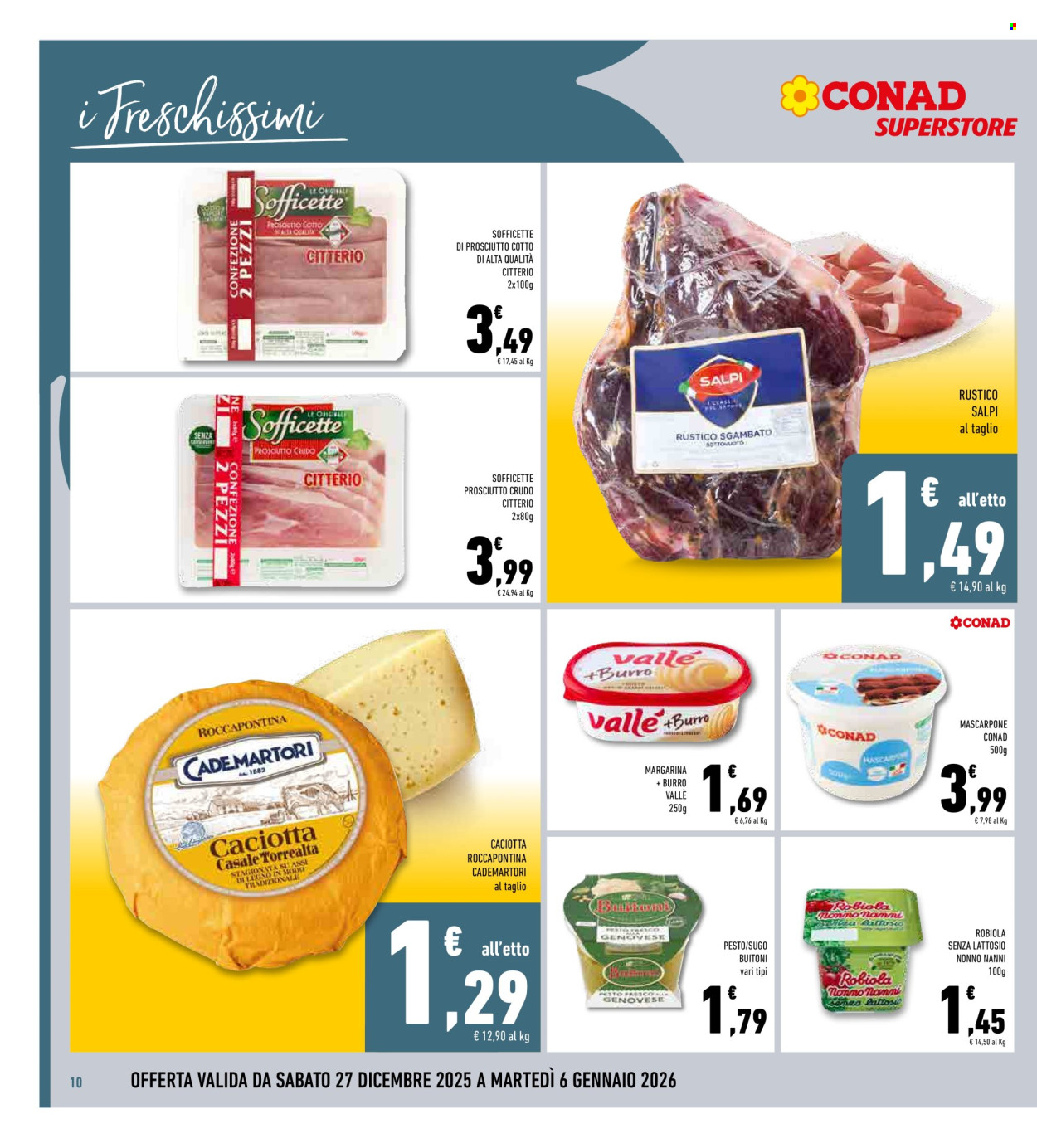 Volantino Conad - 27/12/2025 - 6/1/2026. Pagina 10