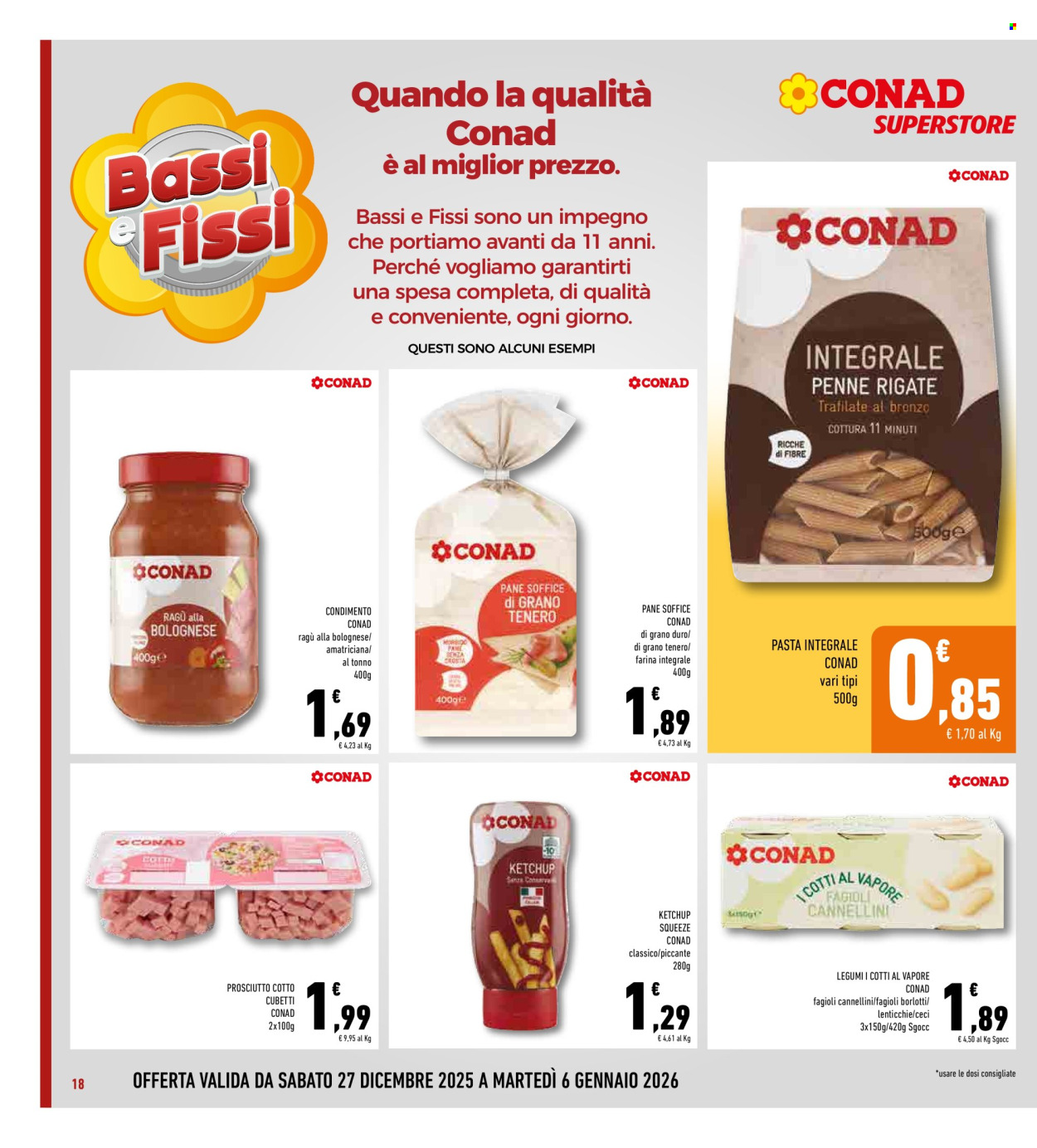 Volantino Conad - 27/12/2025 - 6/1/2026. Pagina 18