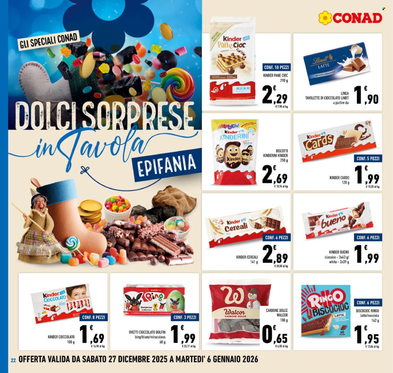 Volantino Conad - 27/12/2025 - 6/1/2026. Pagina 22