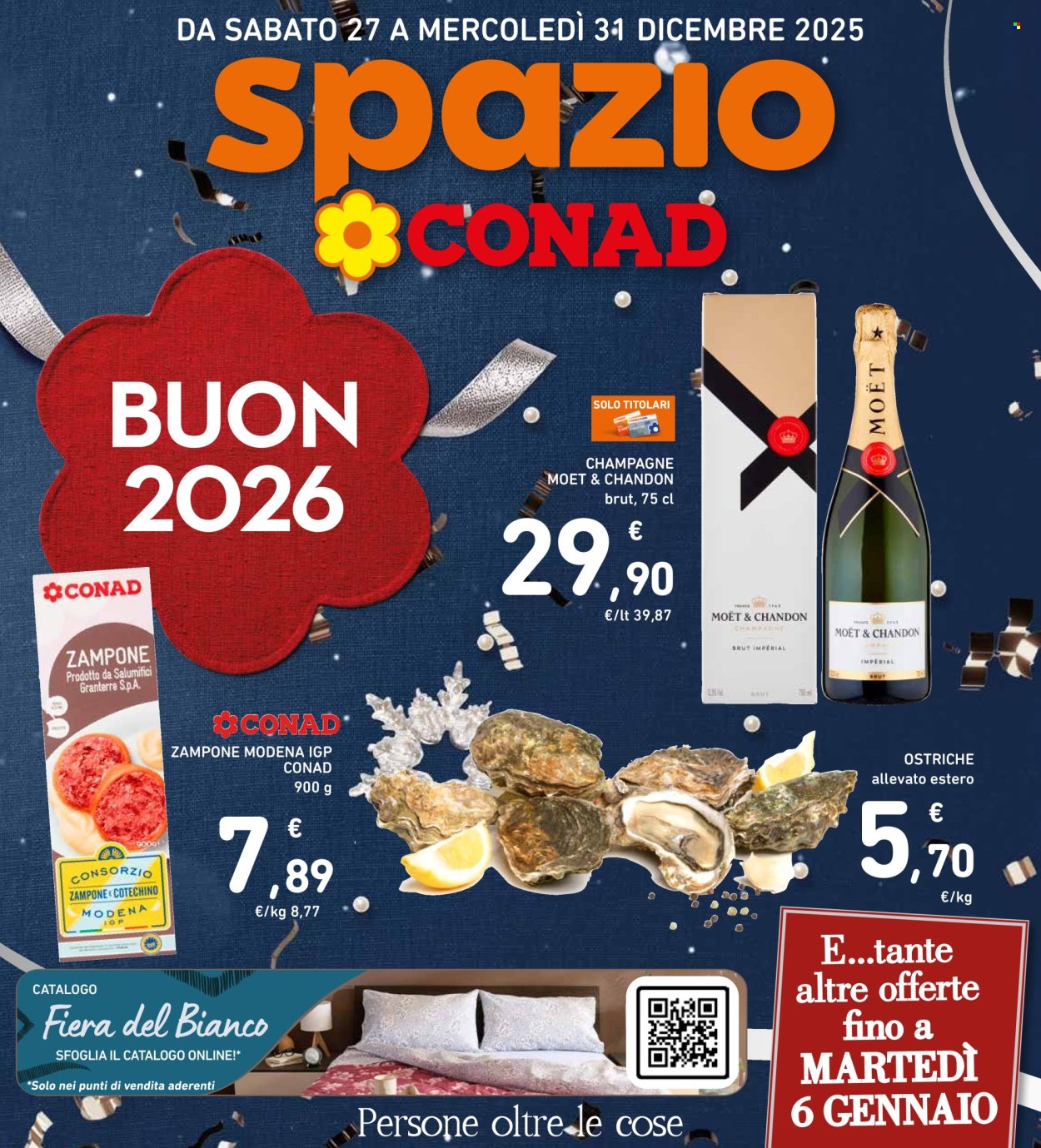 Volantino Spazio Conad - 27/12/2025 - 31/12/2025. Pagina 1