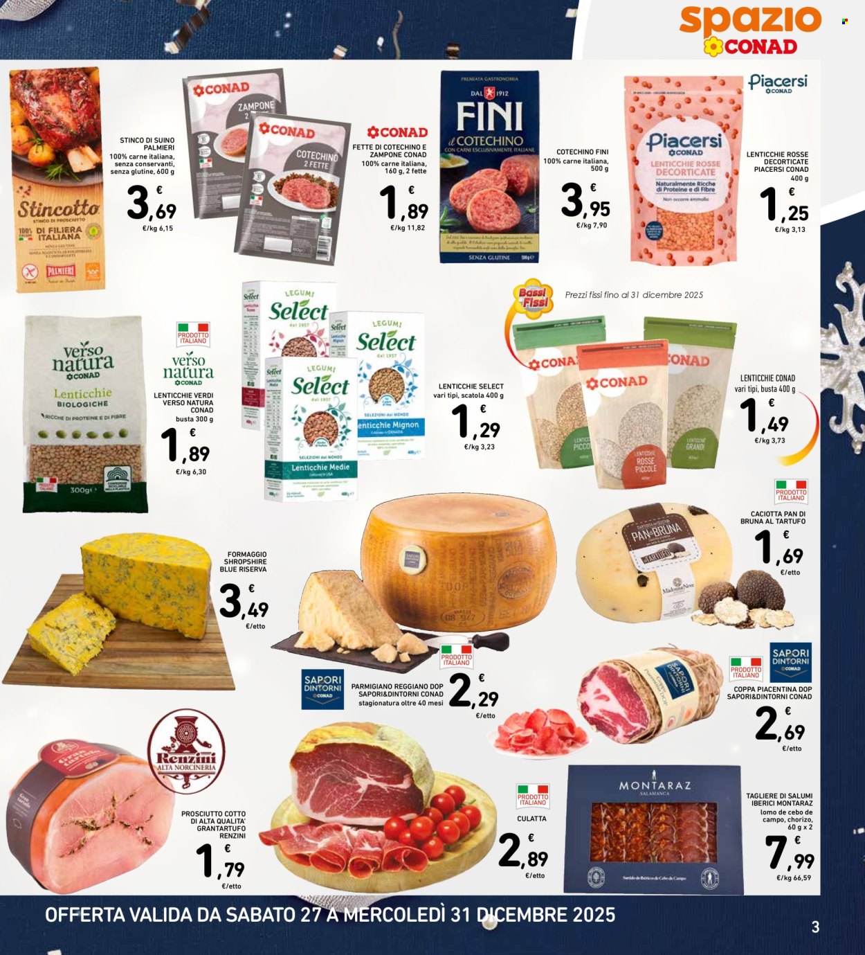 Volantino Spazio Conad - 27/12/2025 - 31/12/2025. Pagina 3
