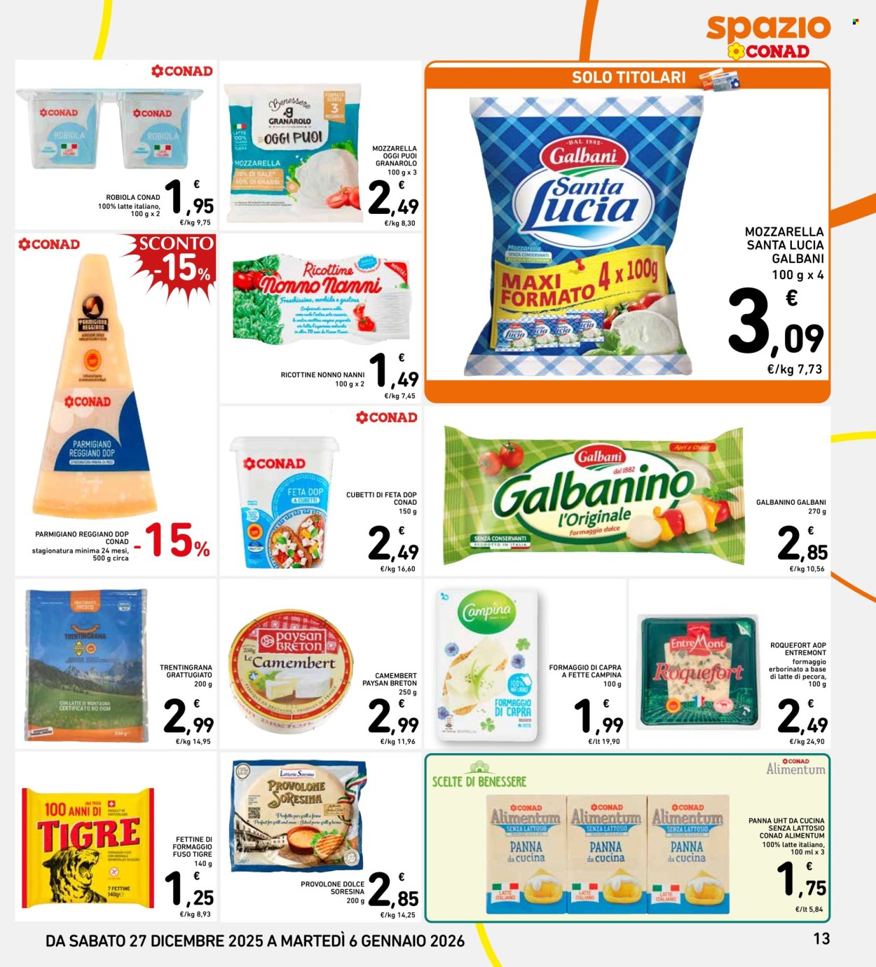 Volantino Spazio Conad - 27/12/2025 - 31/12/2025. Pagina 13