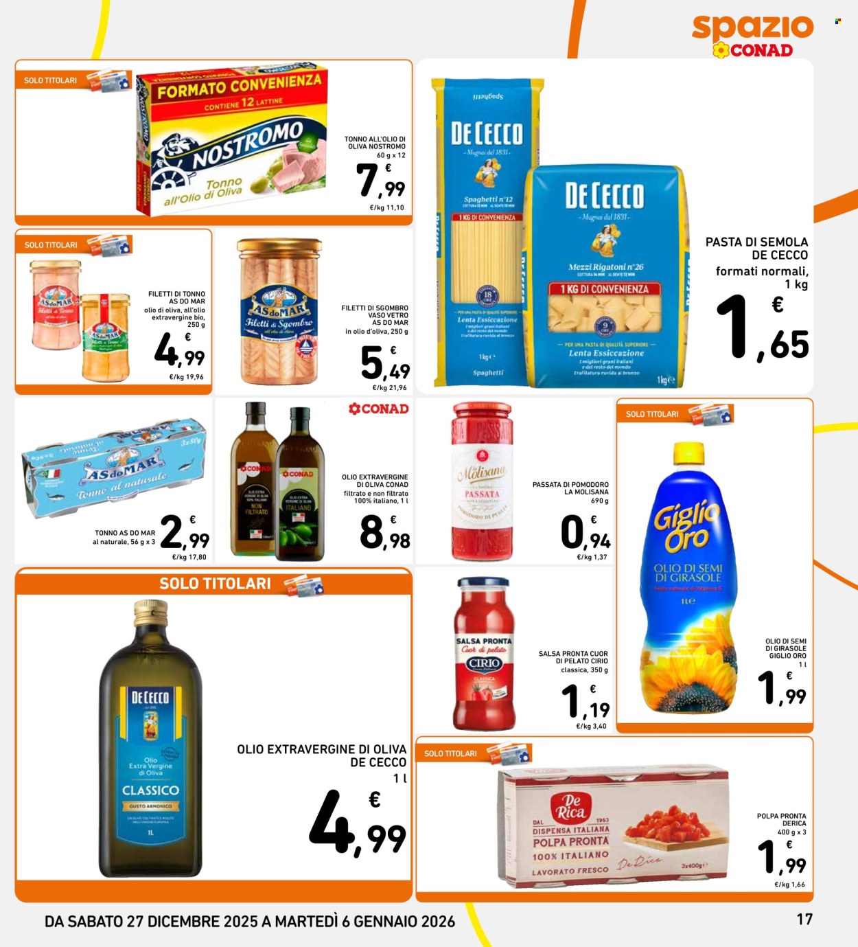 Volantino Spazio Conad - 27/12/2025 - 31/12/2025. Pagina 17