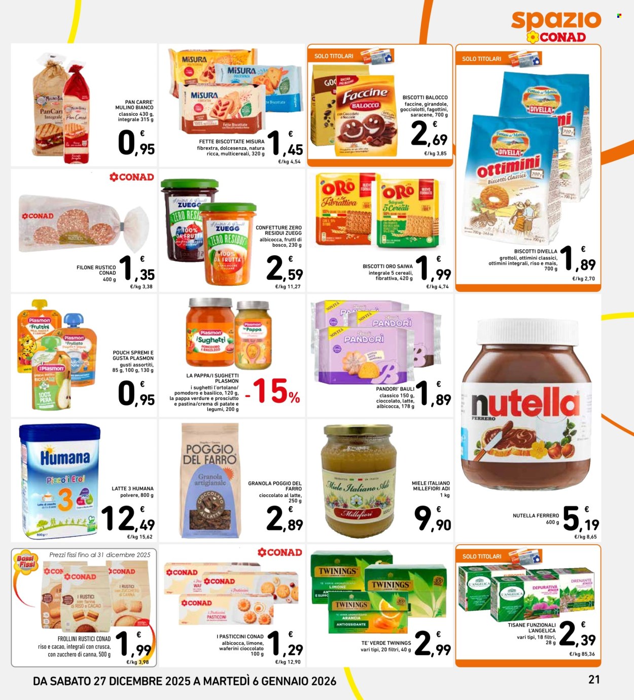 Volantino Spazio Conad - 27/12/2025 - 31/12/2025. Pagina 21
