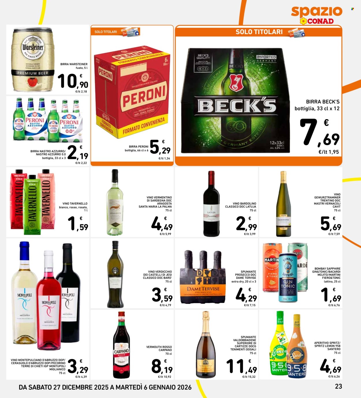 Volantino Spazio Conad - 27/12/2025 - 31/12/2025. Pagina 23
