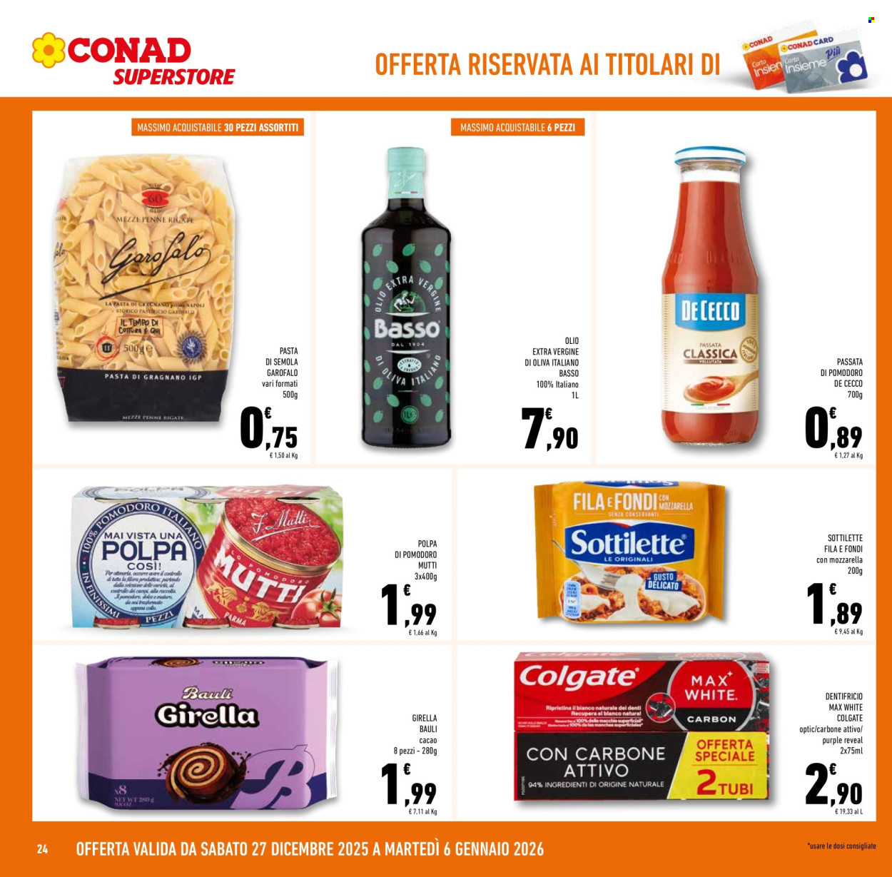 Volantino Conad Superstore - 27/12/2025 - 8/1/2026. Pagina 24