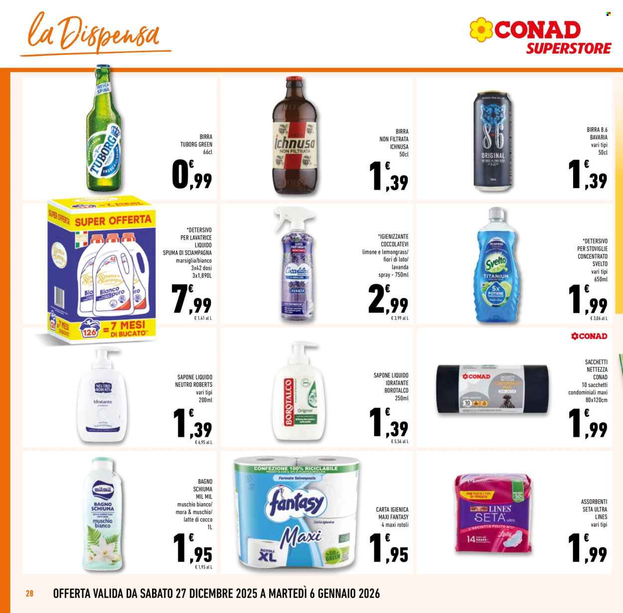 Volantino Conad Superstore - 27/12/2025 - 8/1/2026. Pagina 28