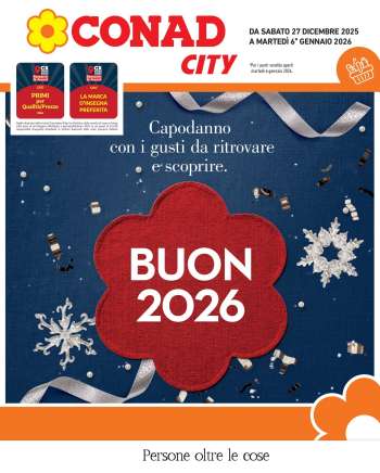 Volantino Conad City - 27/12/2025 - 6/1/2026.