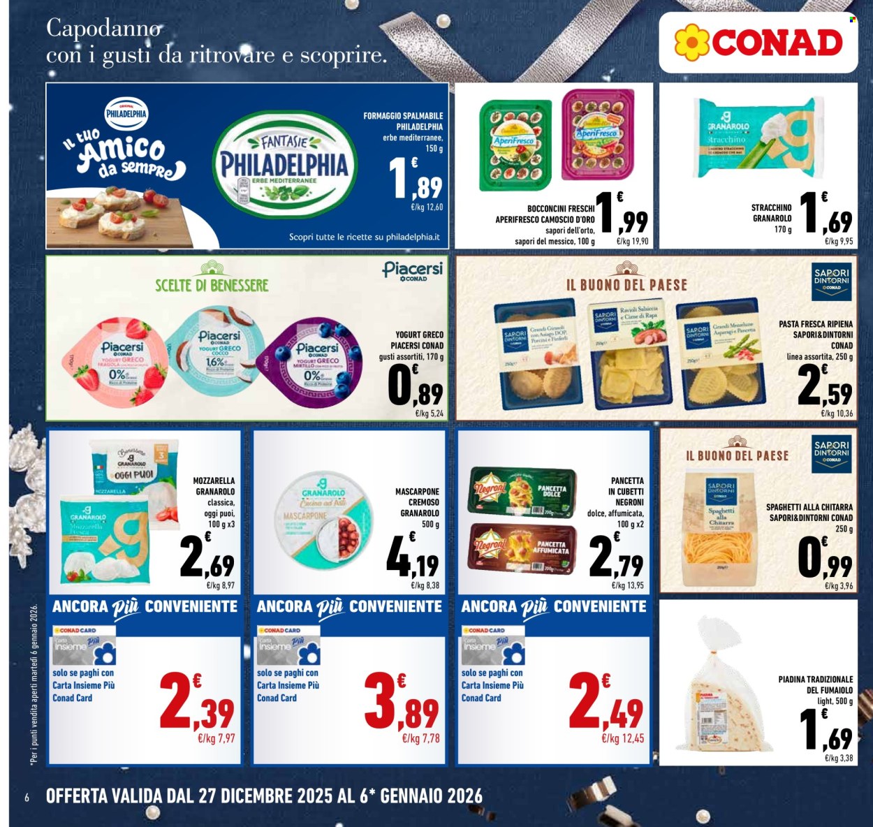 Volantino Conad - 27/12/2025 - 6/1/2026. Pagina 6