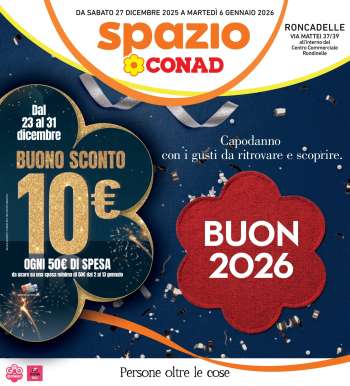 Volantino Spazio Conad - 27/12/2025 - 6/1/2026.