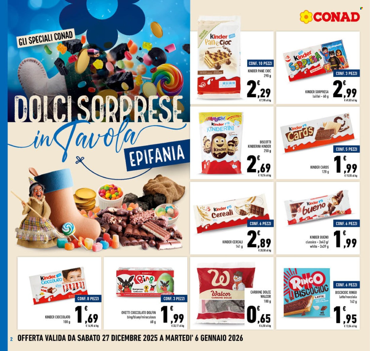 Volantino Conad - 27/12/2025 - 6/1/2026. Pagina 2