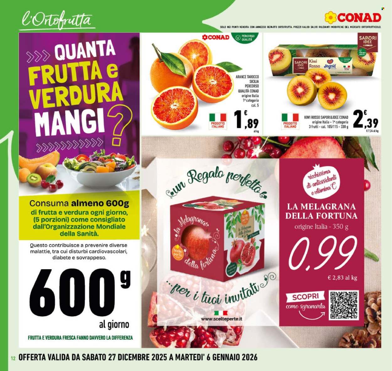 Volantino Conad - 27/12/2025 - 6/1/2026. Pagina 12