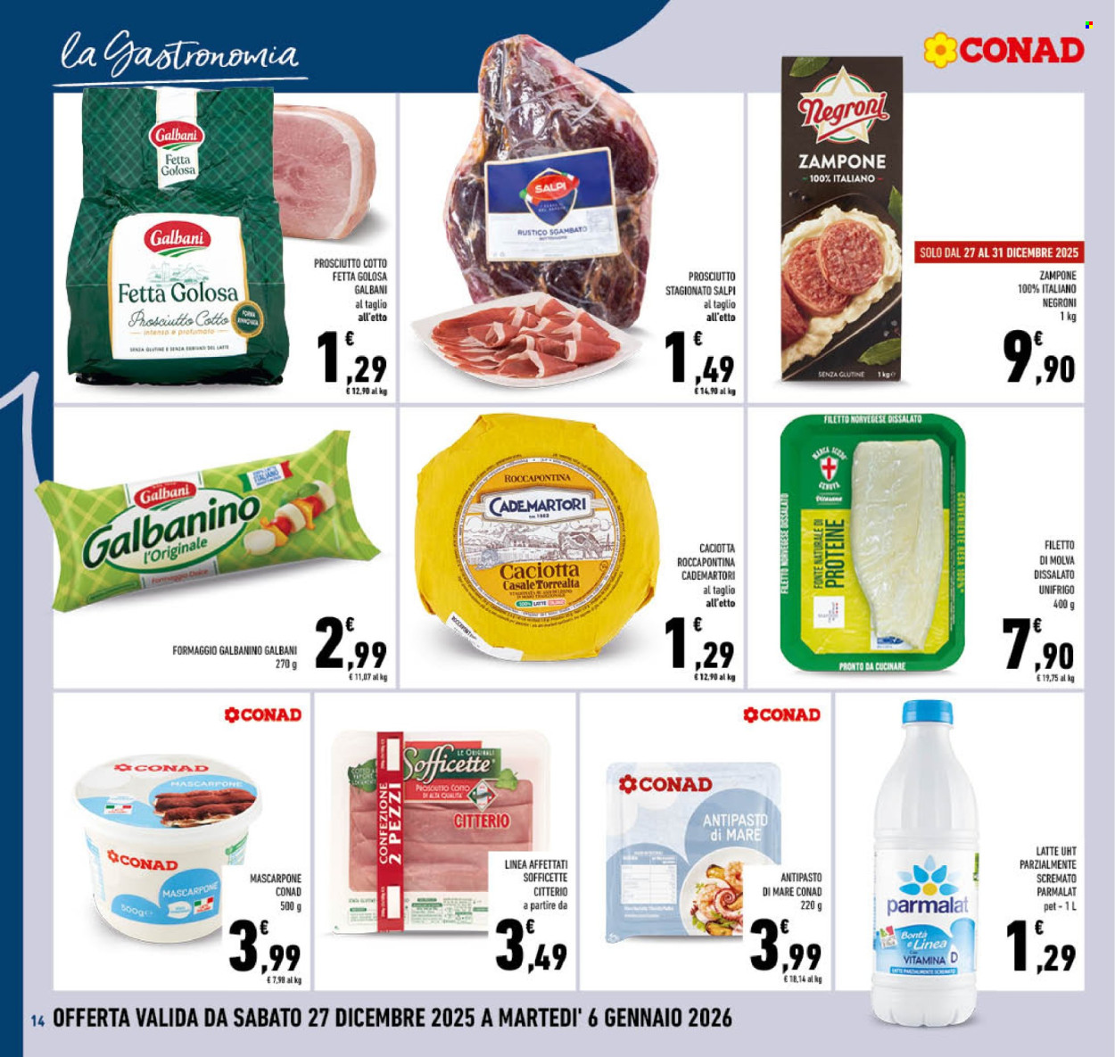 Volantino Conad - 27/12/2025 - 6/1/2026. Pagina 14