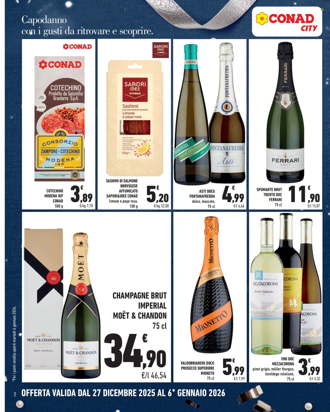 Volantino Conad - 27/12/2025 - 6/1/2026. Pagina 2