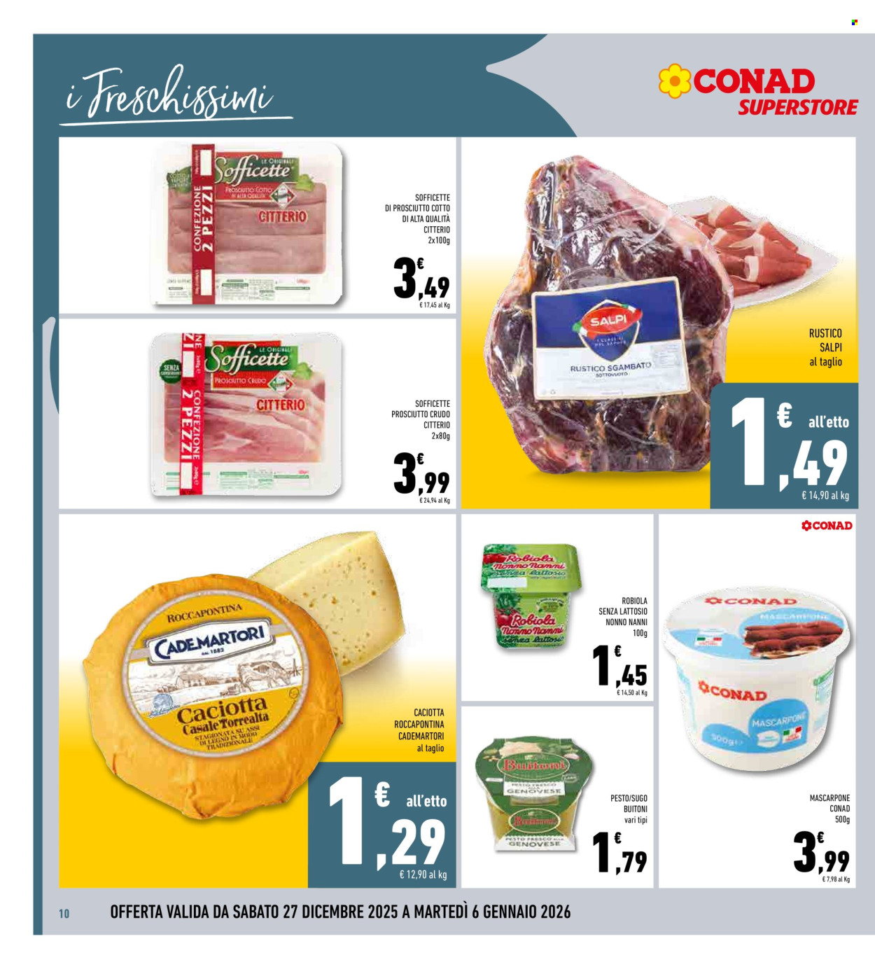 Volantino Conad Superstore - 27/12/2025 - 6/1/2026. Pagina 10