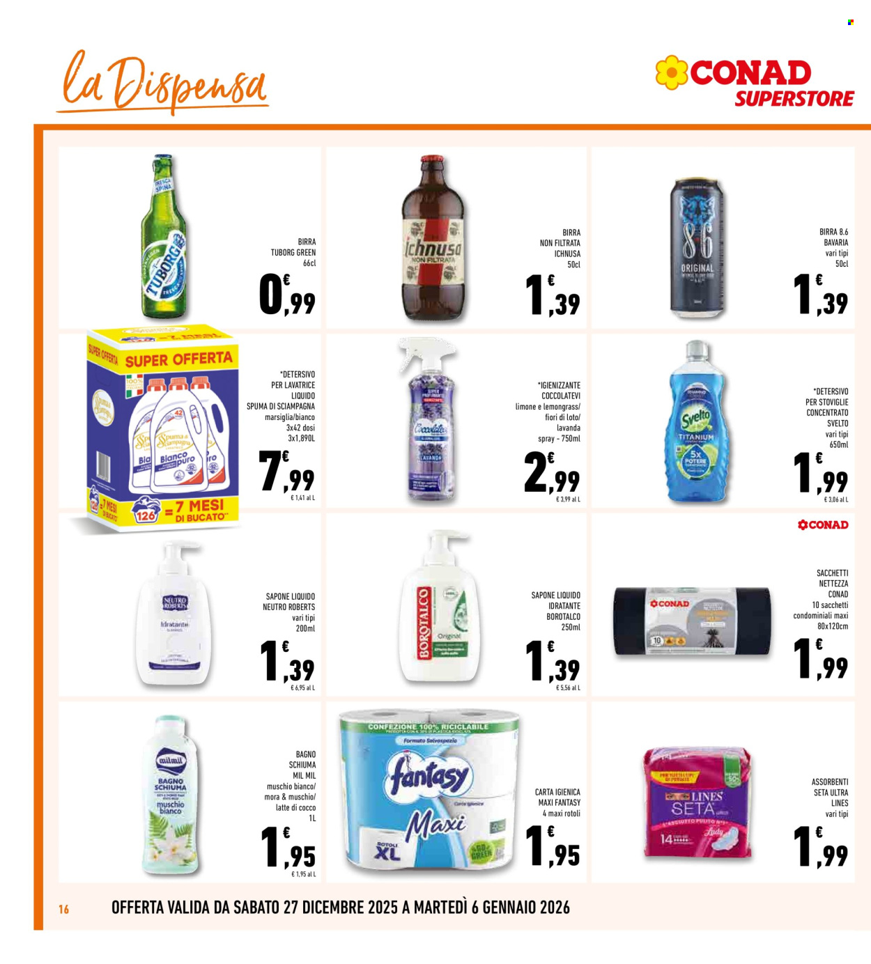 Volantino Conad Superstore - 27/12/2025 - 6/1/2026. Pagina 16