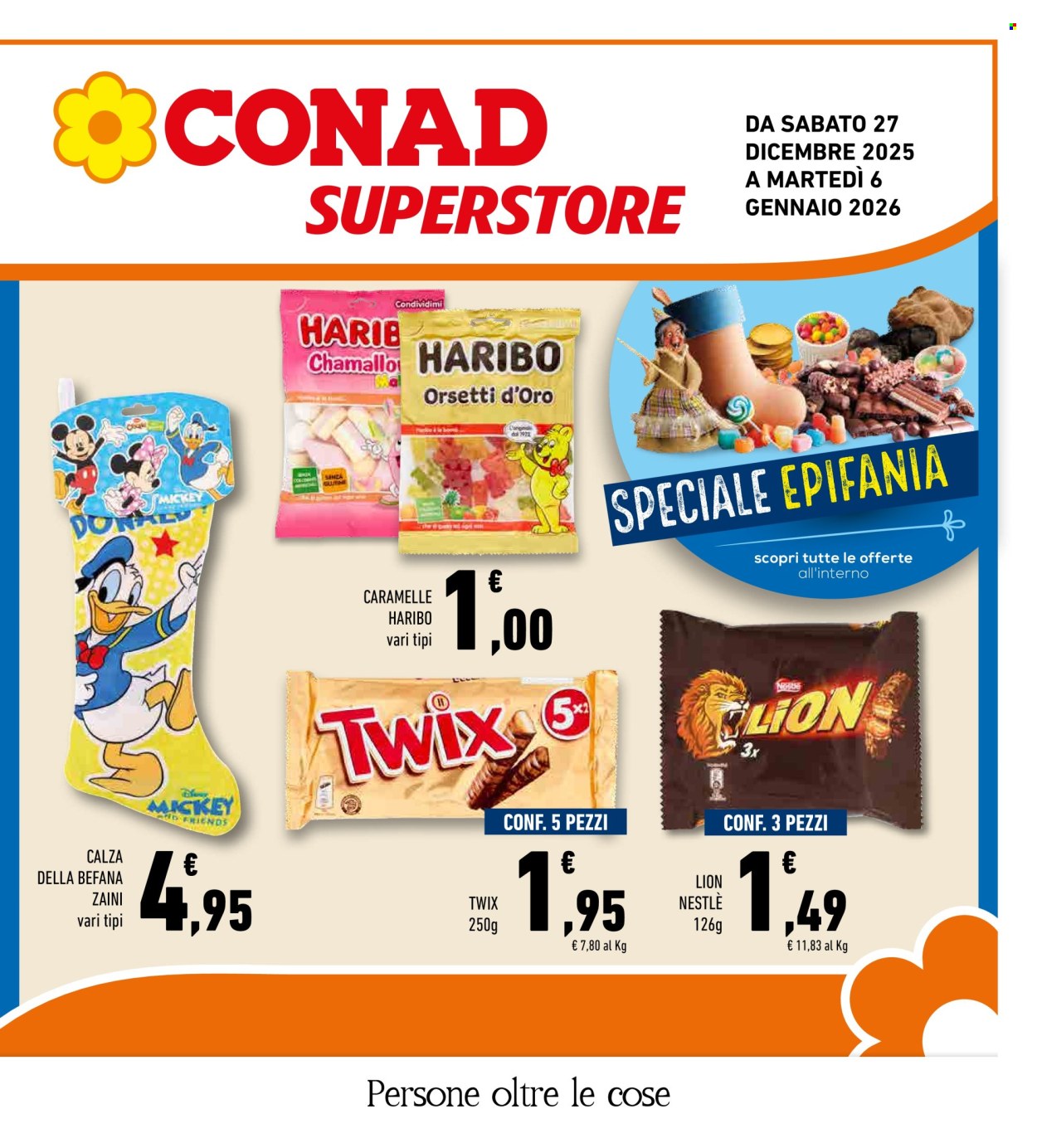 Volantino Conad Superstore - 27/12/2025 - 6/1/2026. Pagina 1