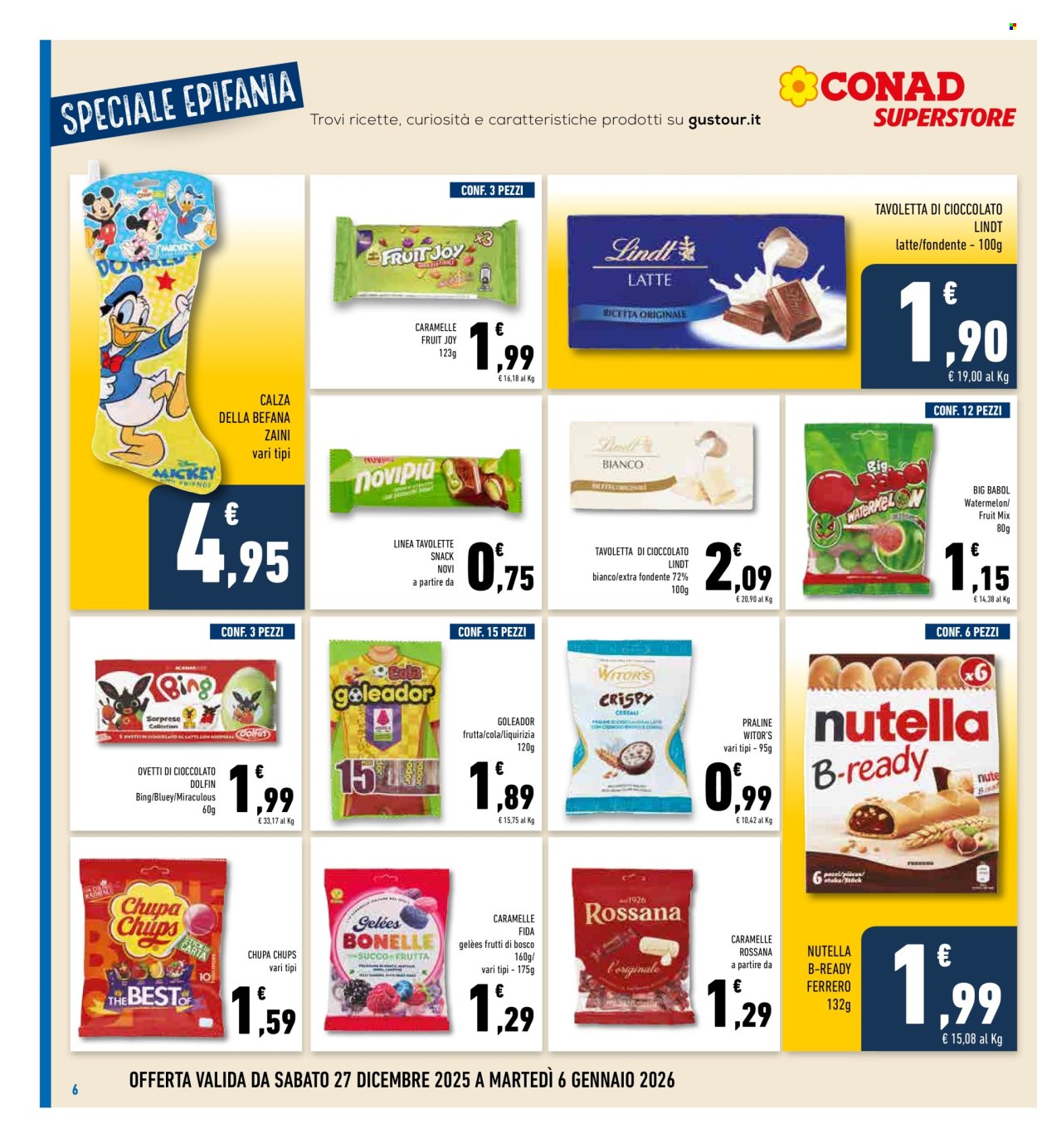 Volantino Conad Superstore - 27/12/2025 - 6/1/2026. Pagina 6