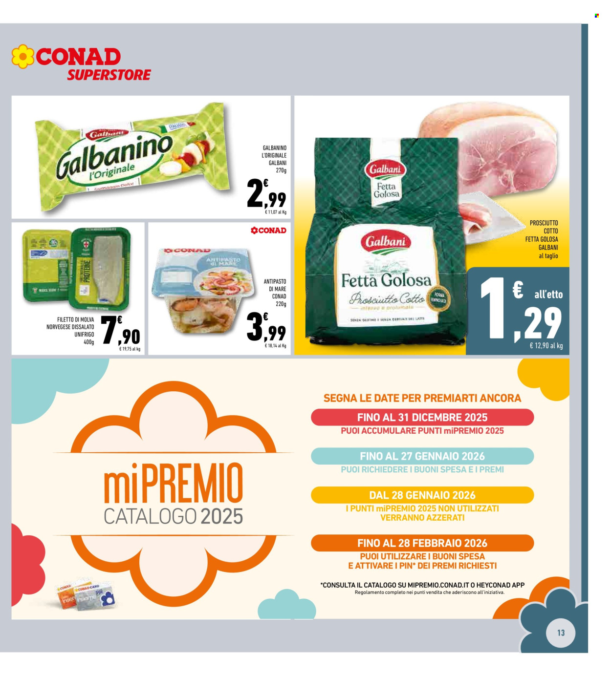 Volantino Conad Superstore - 27/12/2025 - 6/1/2026. Pagina 13