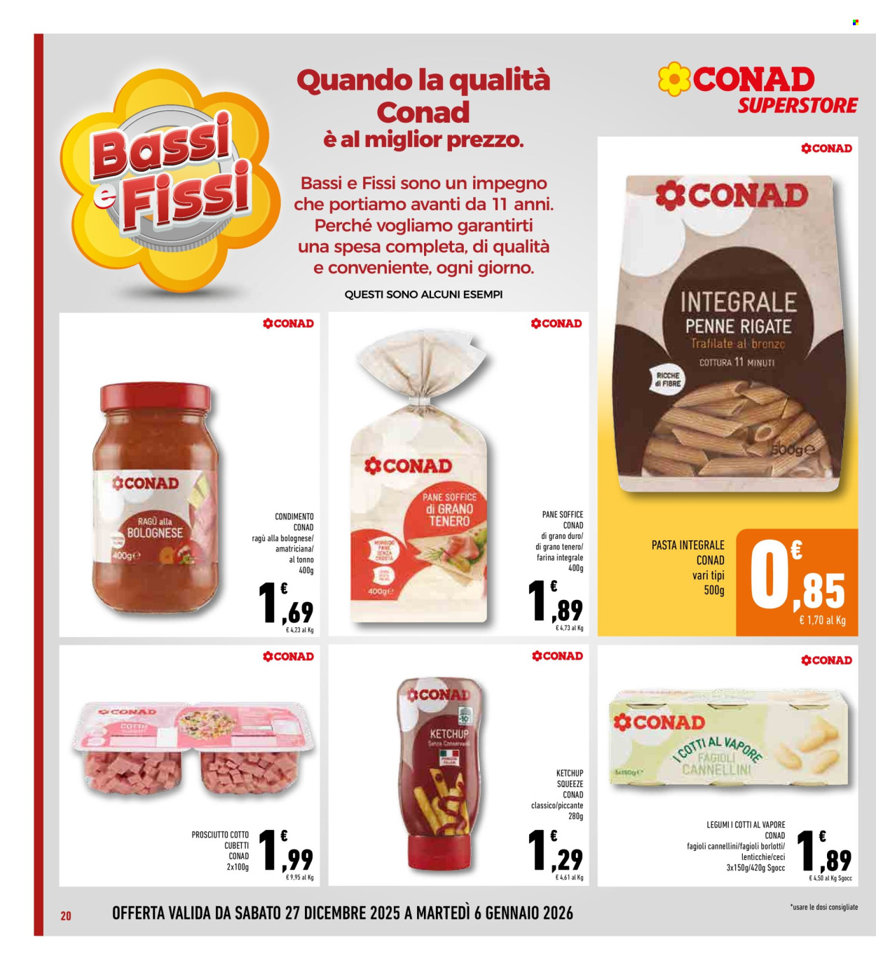 Volantino Conad Superstore - 27/12/2025 - 6/1/2026. Pagina 20