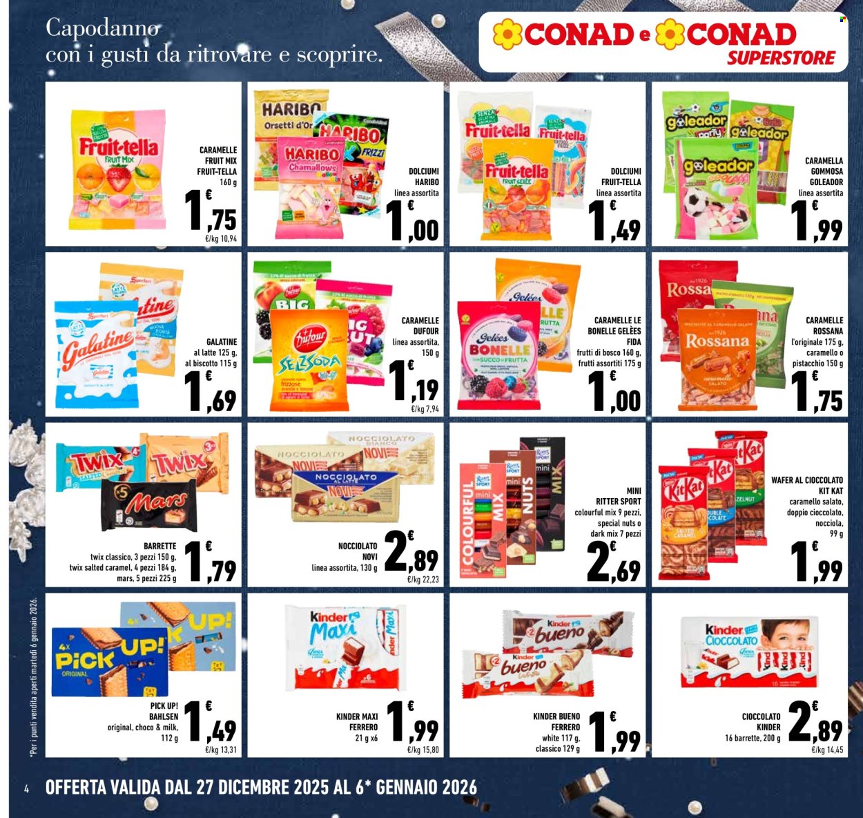 Volantino Conad Superstore - 27/12/2025 - 6/1/2026. Pagina 4