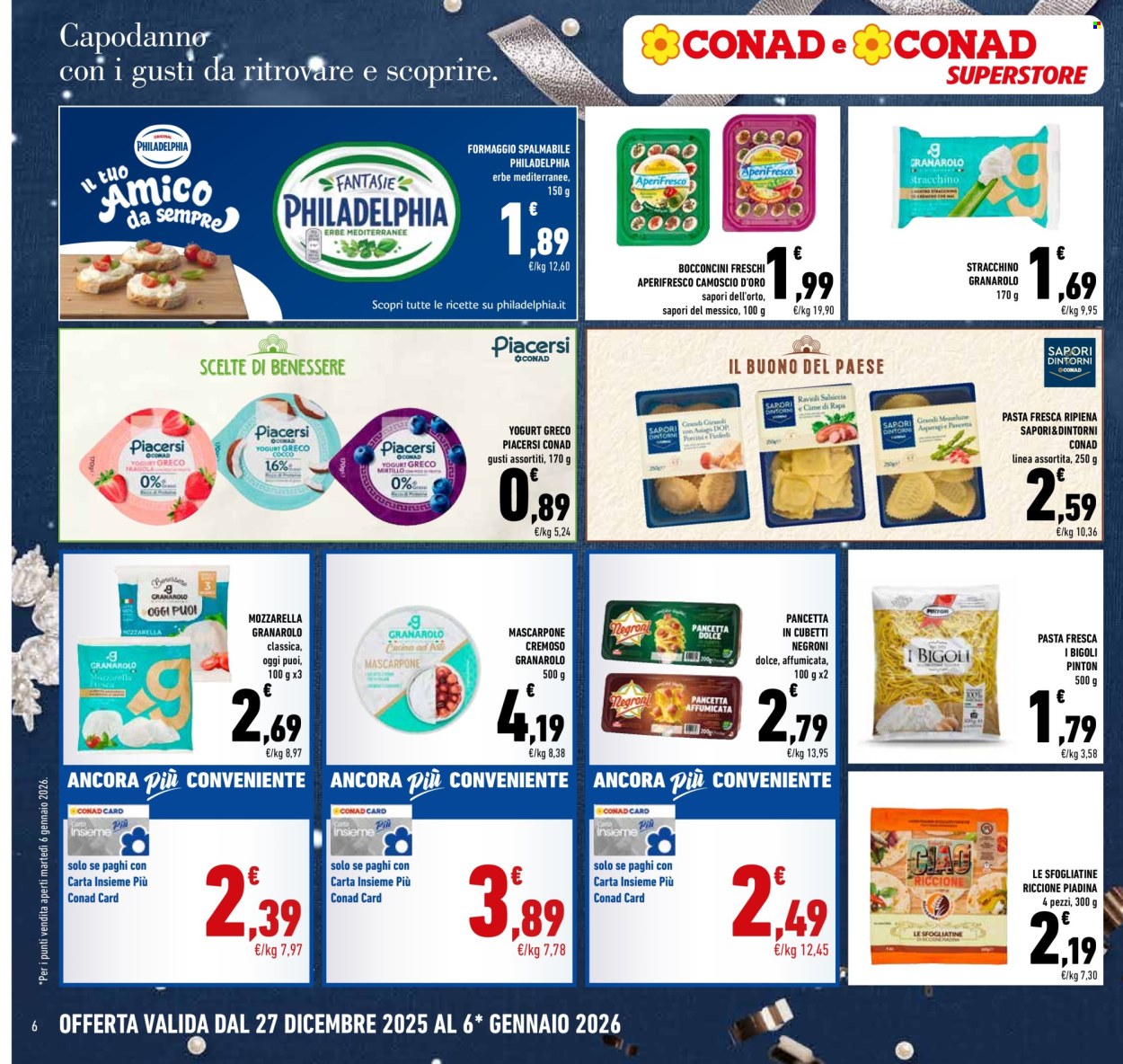 Volantino Conad Superstore - 27/12/2025 - 6/1/2026. Pagina 6