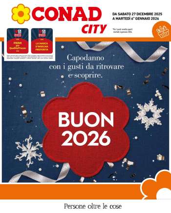Volantino Conad City - 27/12/2025 - 6/1/2026.