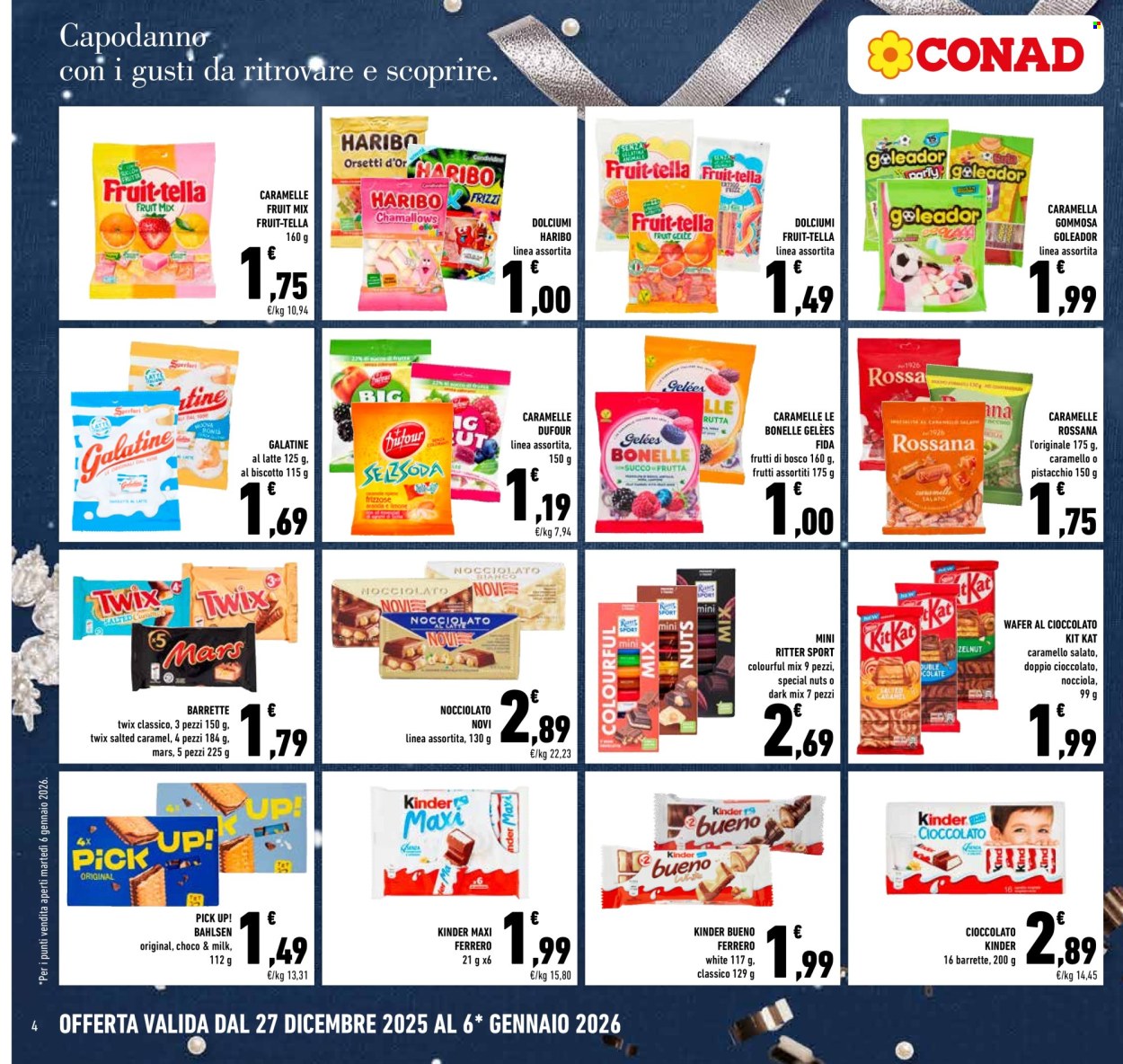 Volantino Conad - 27/12/2025 - 6/1/2026. Pagina 4