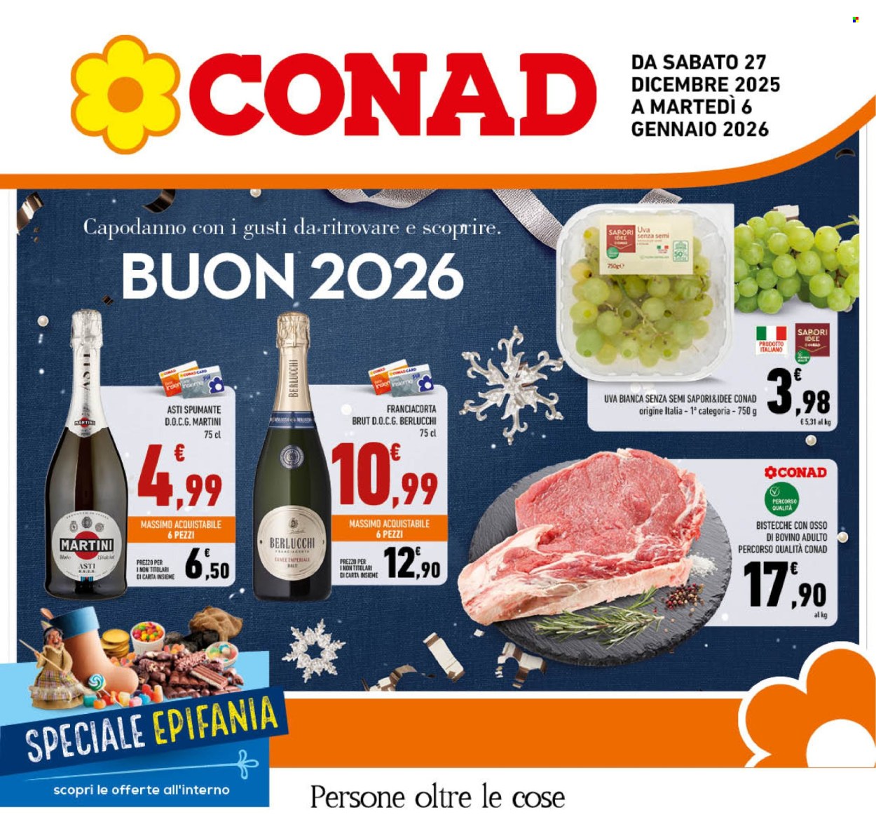 Volantino Conad - 27/12/2025 - 6/1/2026. Pagina 1