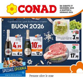 Volantino Conad - 27/12/2025 - 6/1/2026.