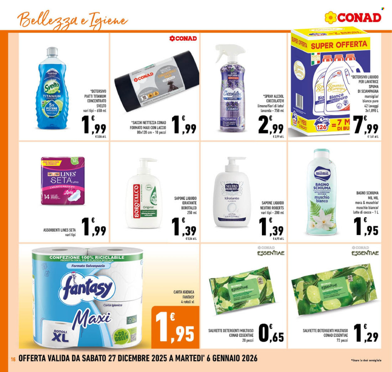 Volantino Conad - 27/12/2025 - 6/1/2026. Pagina 16