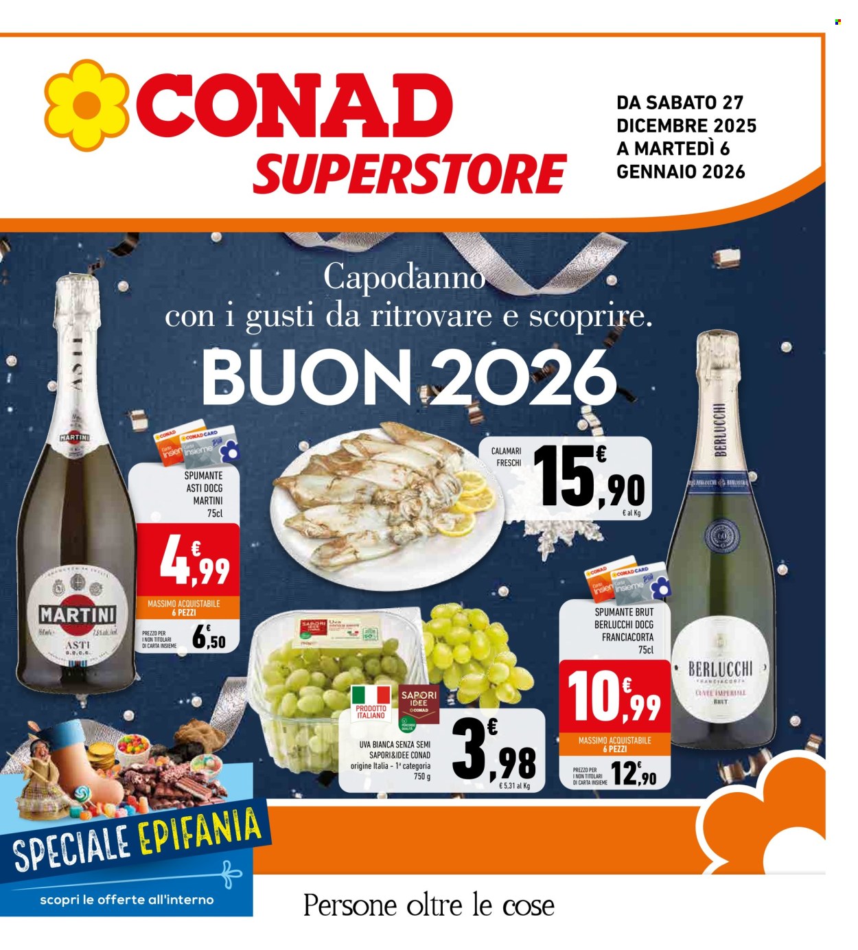 Volantino Conad Superstore - 27/12/2025 - 6/1/2026. Pagina 1