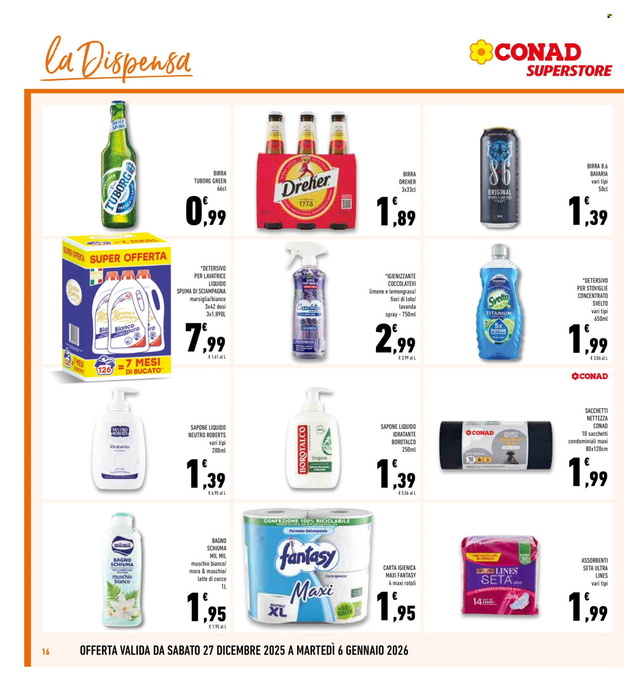 Volantino Conad Superstore - 27/12/2025 - 6/1/2026. Pagina 16